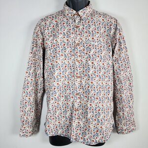 Pepe Jeans London Shirt‎ Mens Medium Business Casual Floral Ditsy Classic Fit